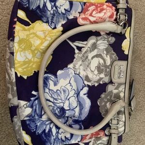 Coach Madison Floral Kara Carryall Purse & Wallet